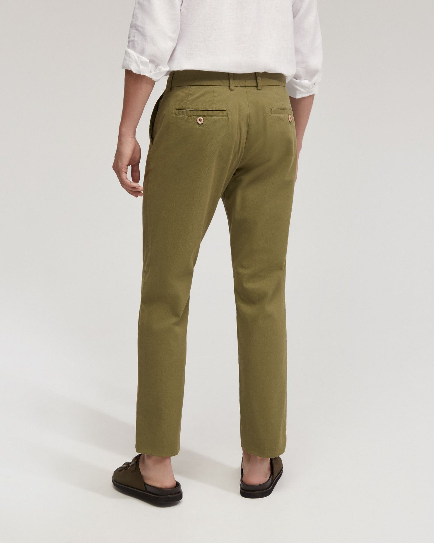 Relaxed Fit Cotton Chino
