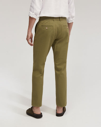 Relaxed Fit Cotton Chino
