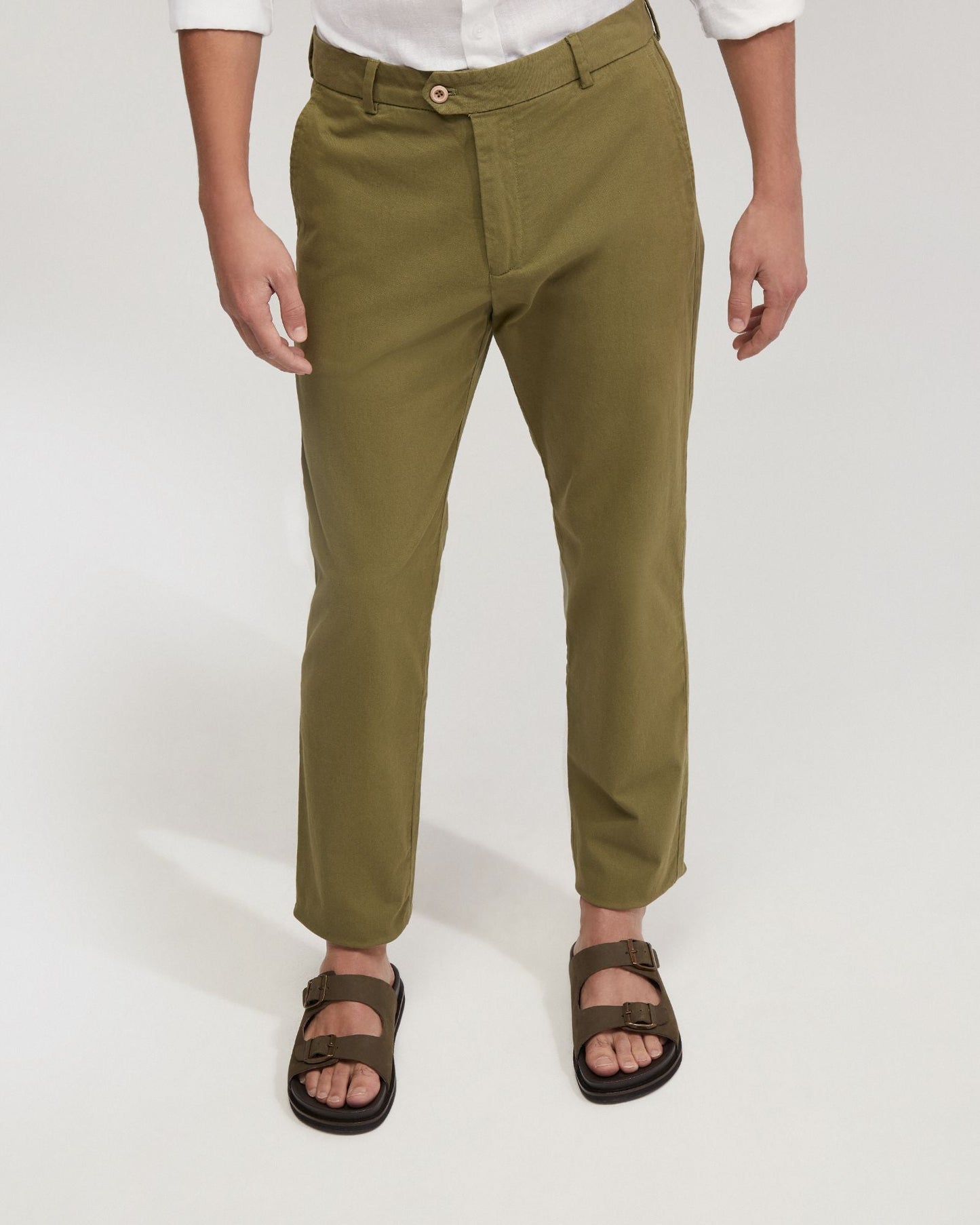 Relaxed Fit Cotton Chino