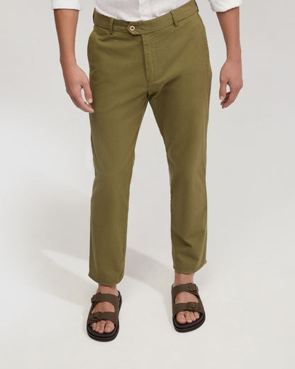 Relaxed Fit Cotton Chino