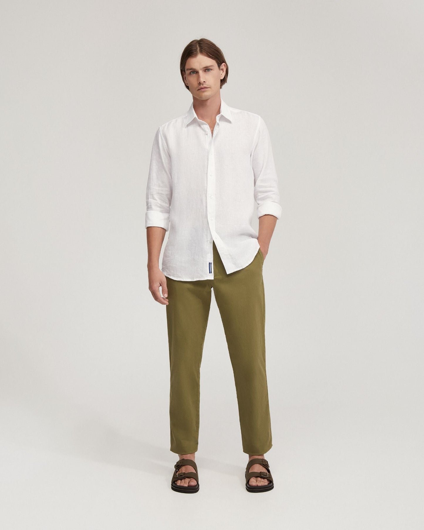 Relaxed Fit Cotton Chino