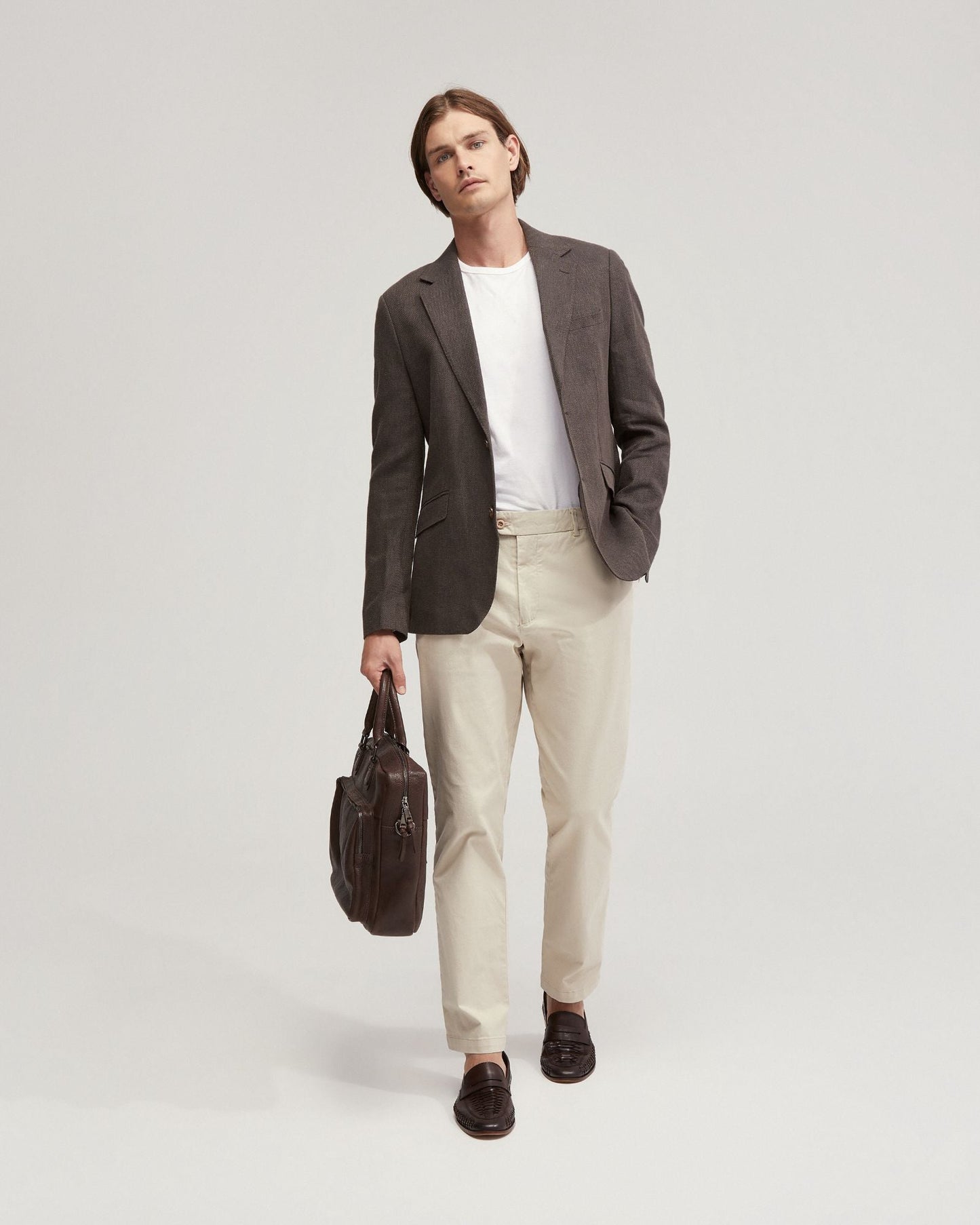 Relaxed Fit Cotton Chino