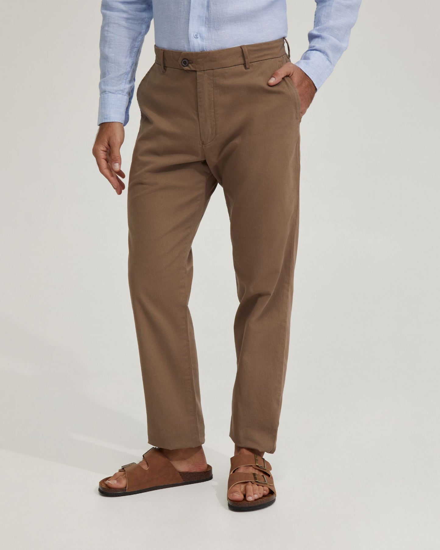 Relaxed Fit Cotton Chino