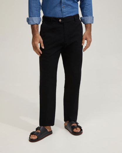 Relaxed Fit Cotton Chino