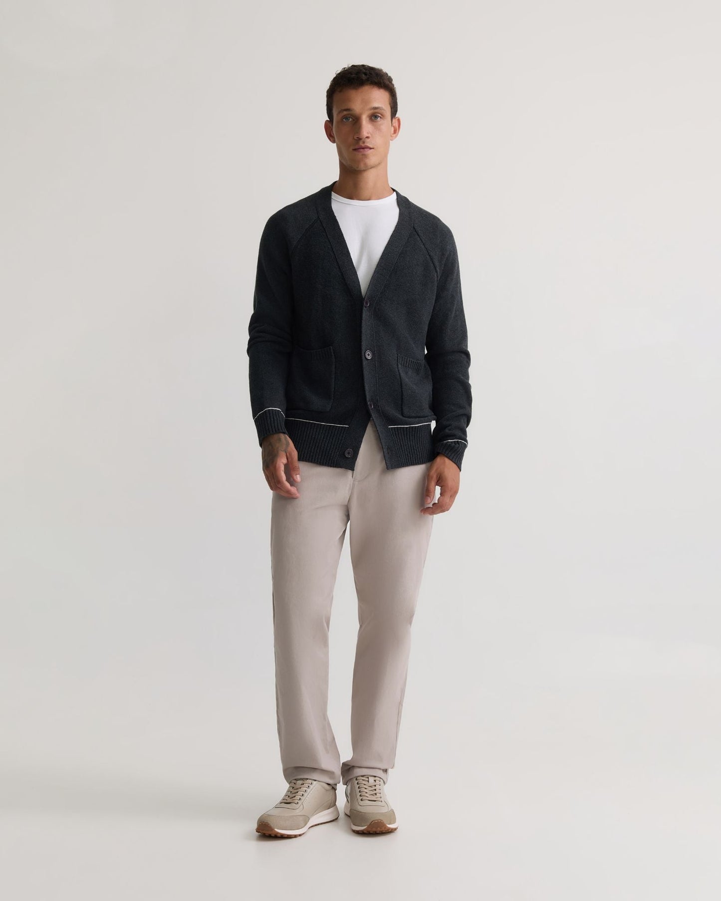 Relaxed Fit Stretch Cotton Chino