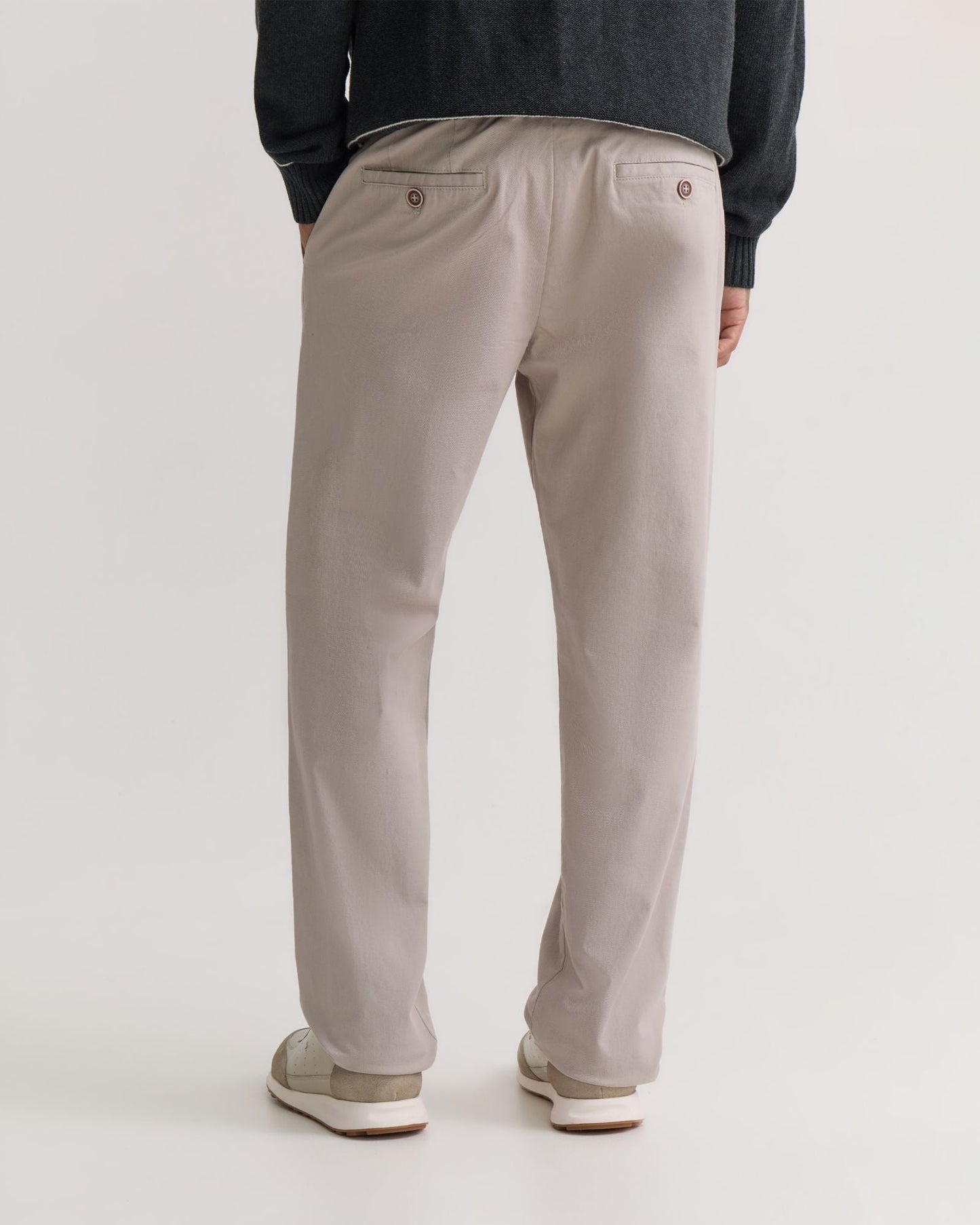 Relaxed Fit Stretch Cotton Chino