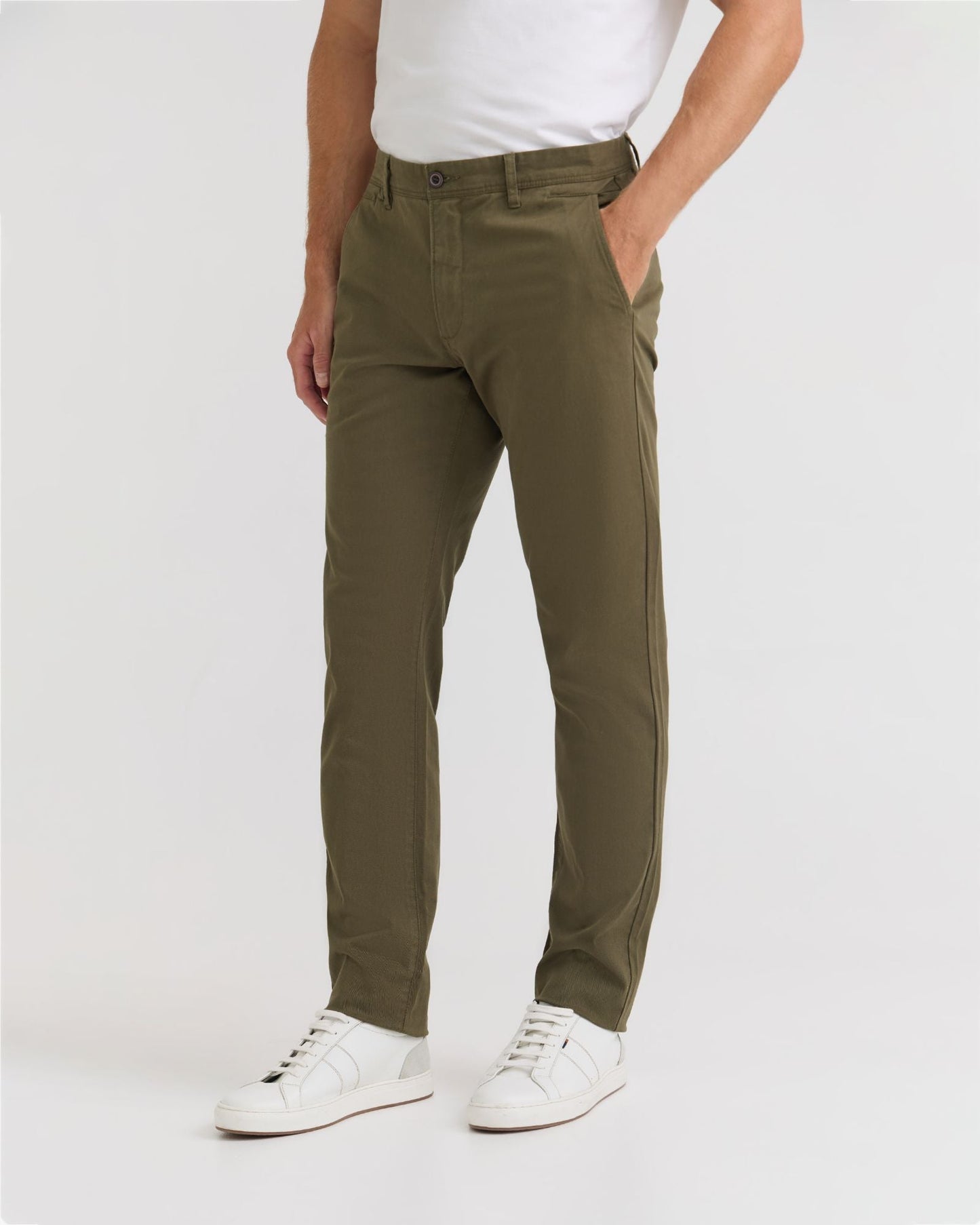 Slim Leg Stretch Cotton Chino