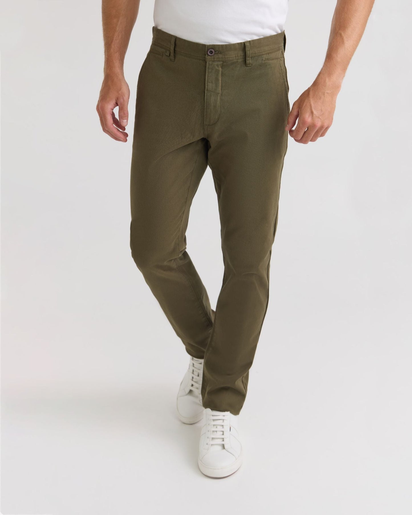 Slim Leg Stretch Cotton Chino