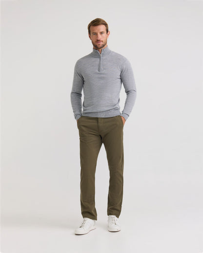 Slim Leg Stretch Cotton Chino