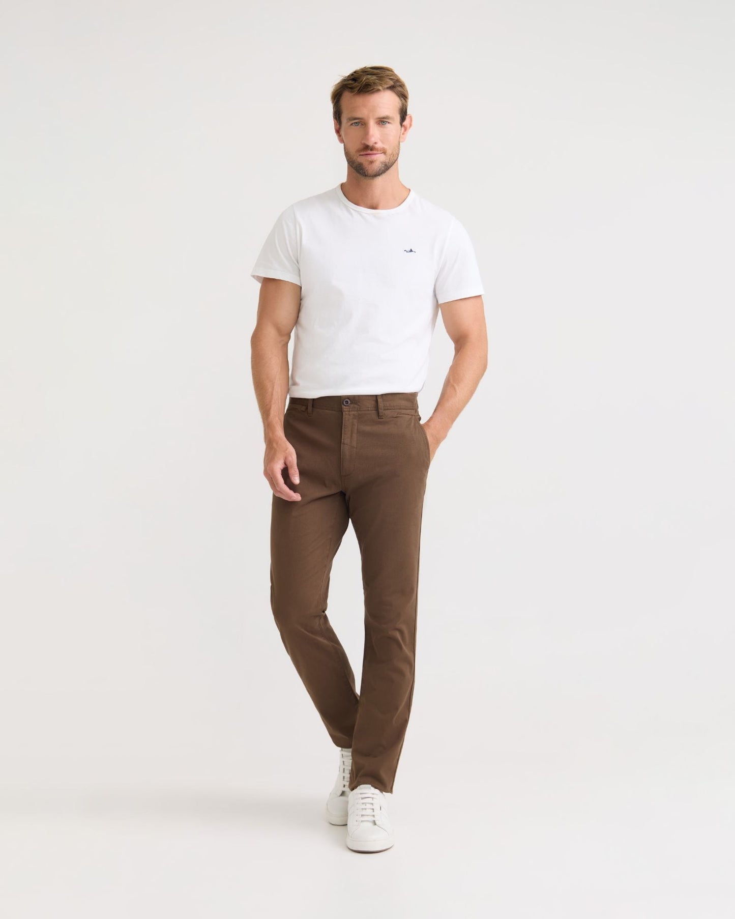 Slim Leg Stretch Cotton Chino