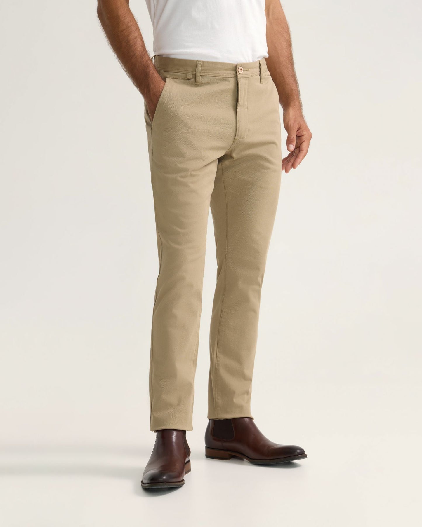 Slim Leg Stretch Cotton Chino