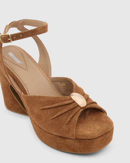 Nina Suede Platform Shoe