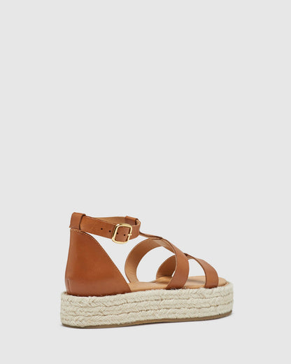 Glinda Leather Espadrille