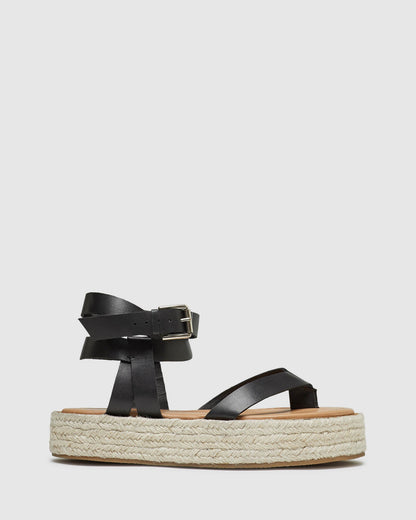Sofia Leather Espadrille