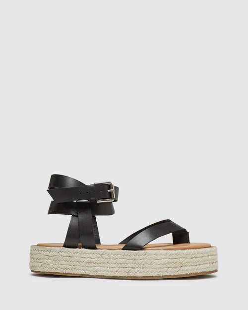 Sofia Leather Espadrille