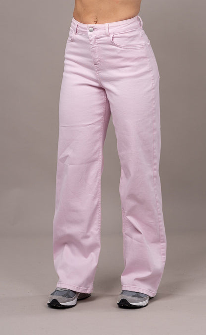 Womens Pastel Baggy Fitjeans - Pink