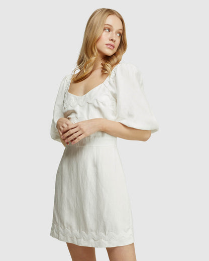 Lorena Linen Blend Dress