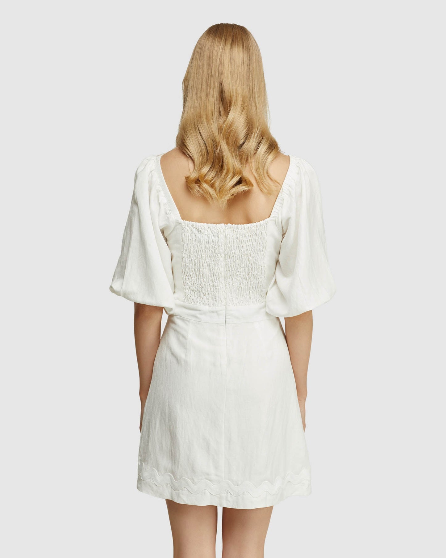 Lorena Linen Blend Dress