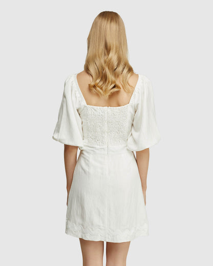 Lorena Linen Blend Dress