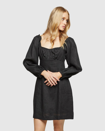 Peta Linen Blend Dress