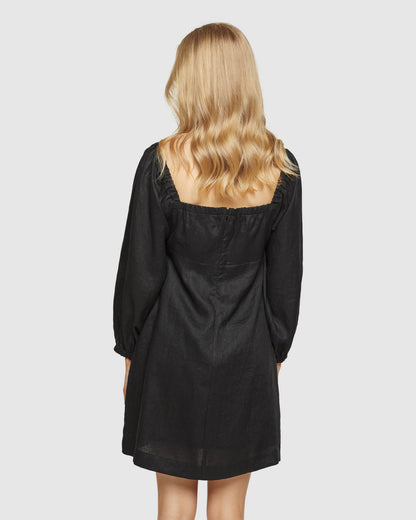 Peta Linen Blend Dress