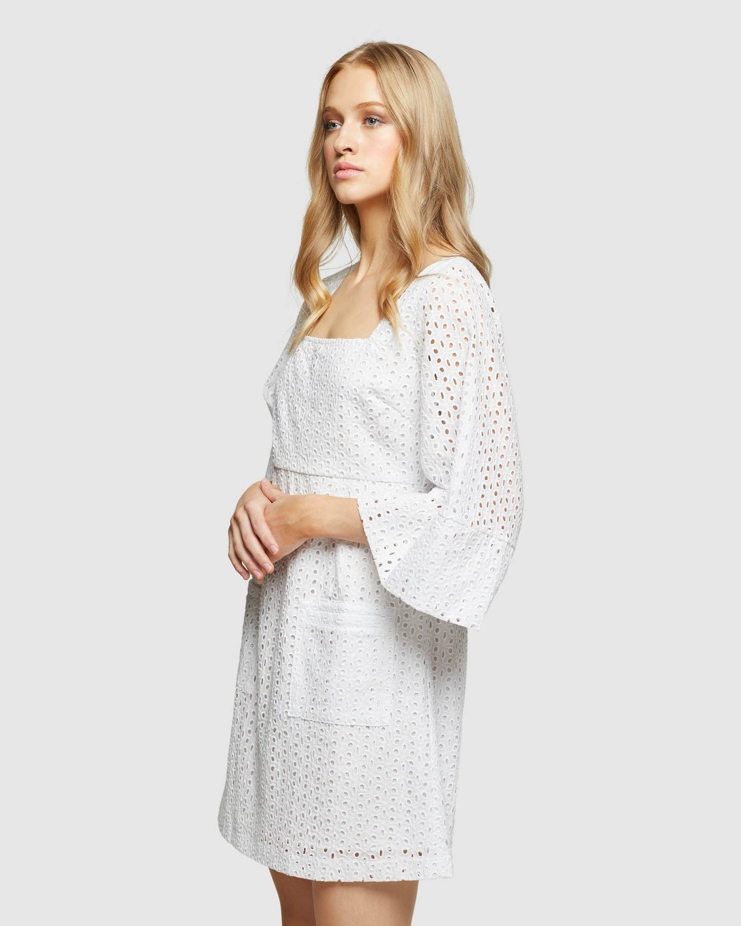 Shira Broderie Dress