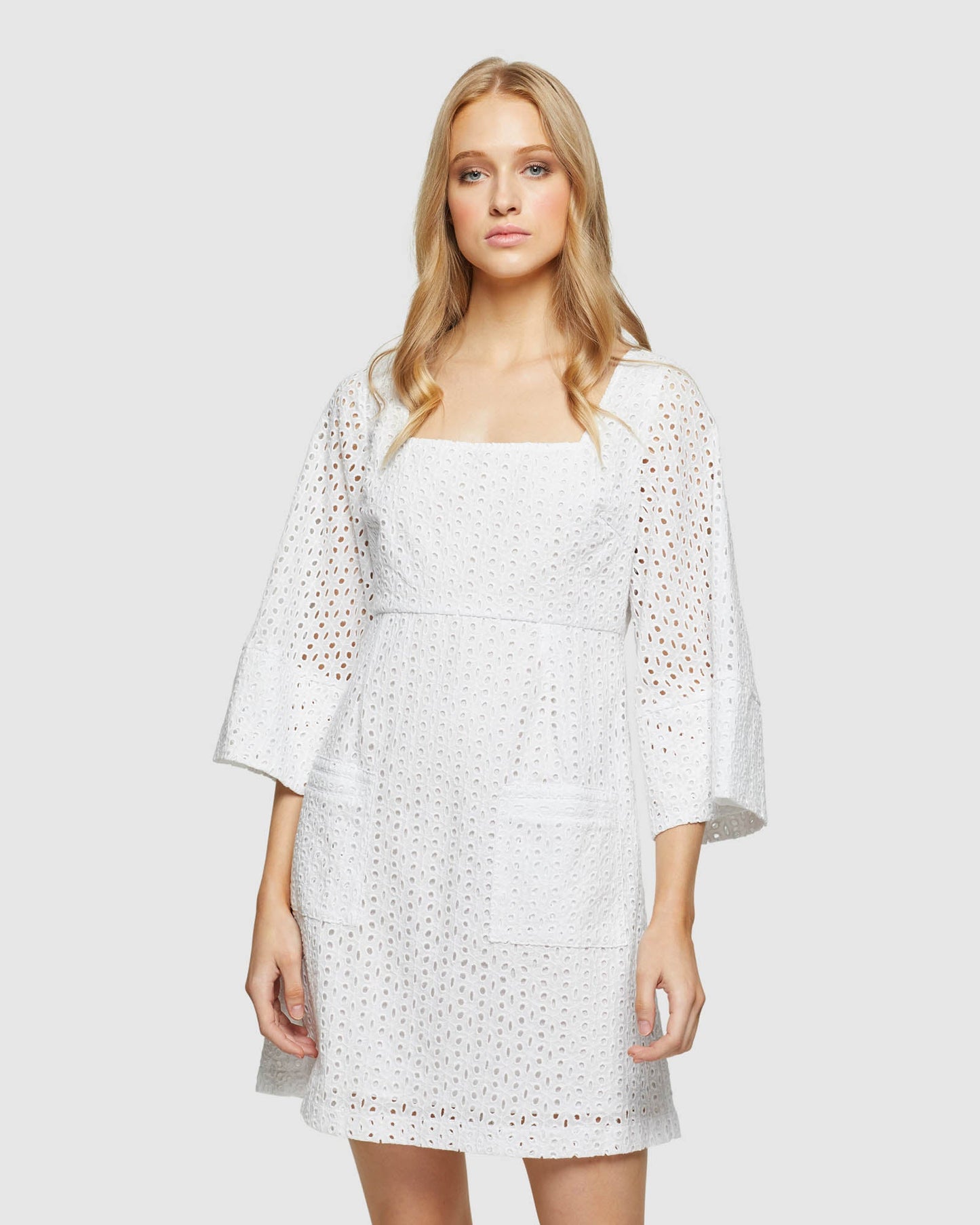 Shira Broderie Dress