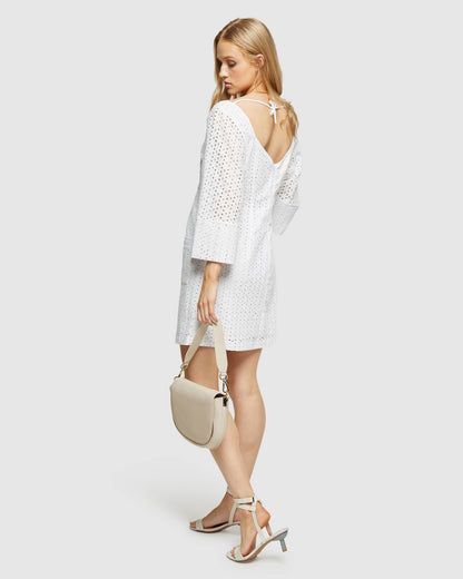 Shira Broderie Dress