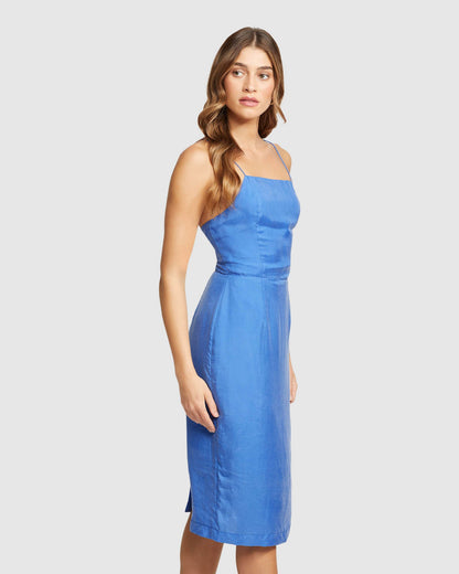 Lotus Back Tied Dress