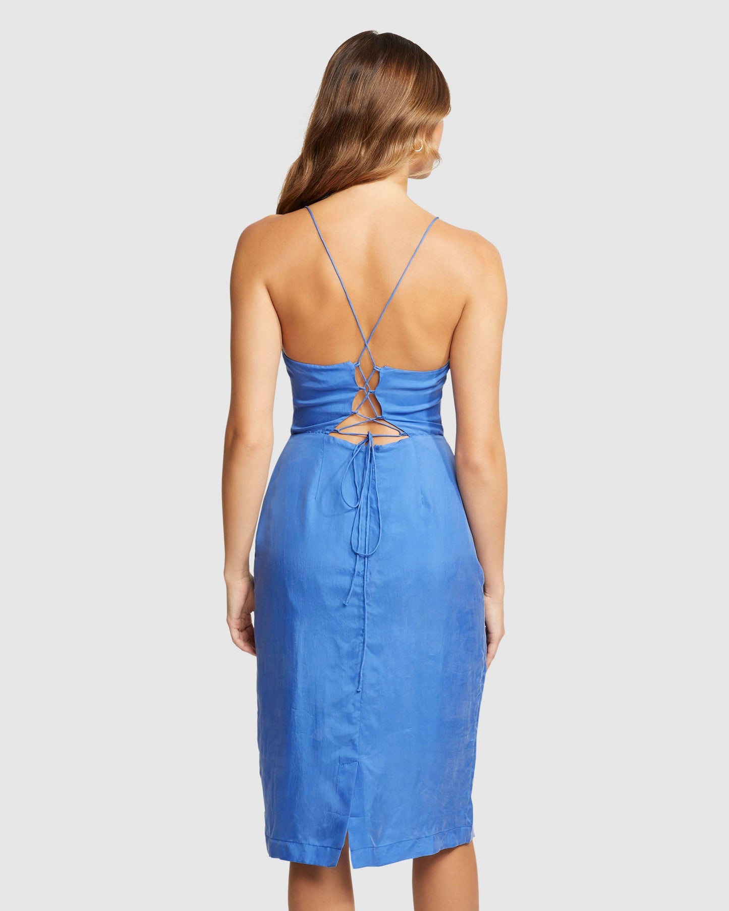 Lotus Back Tied Dress