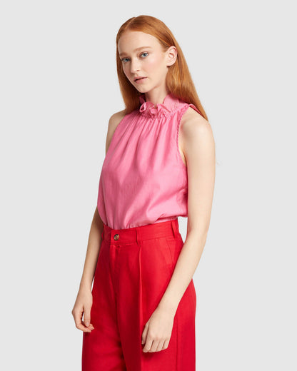 Hail Silk Blend Top