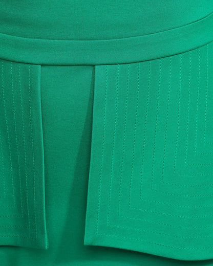 Rosa Peplum Ponti Dress