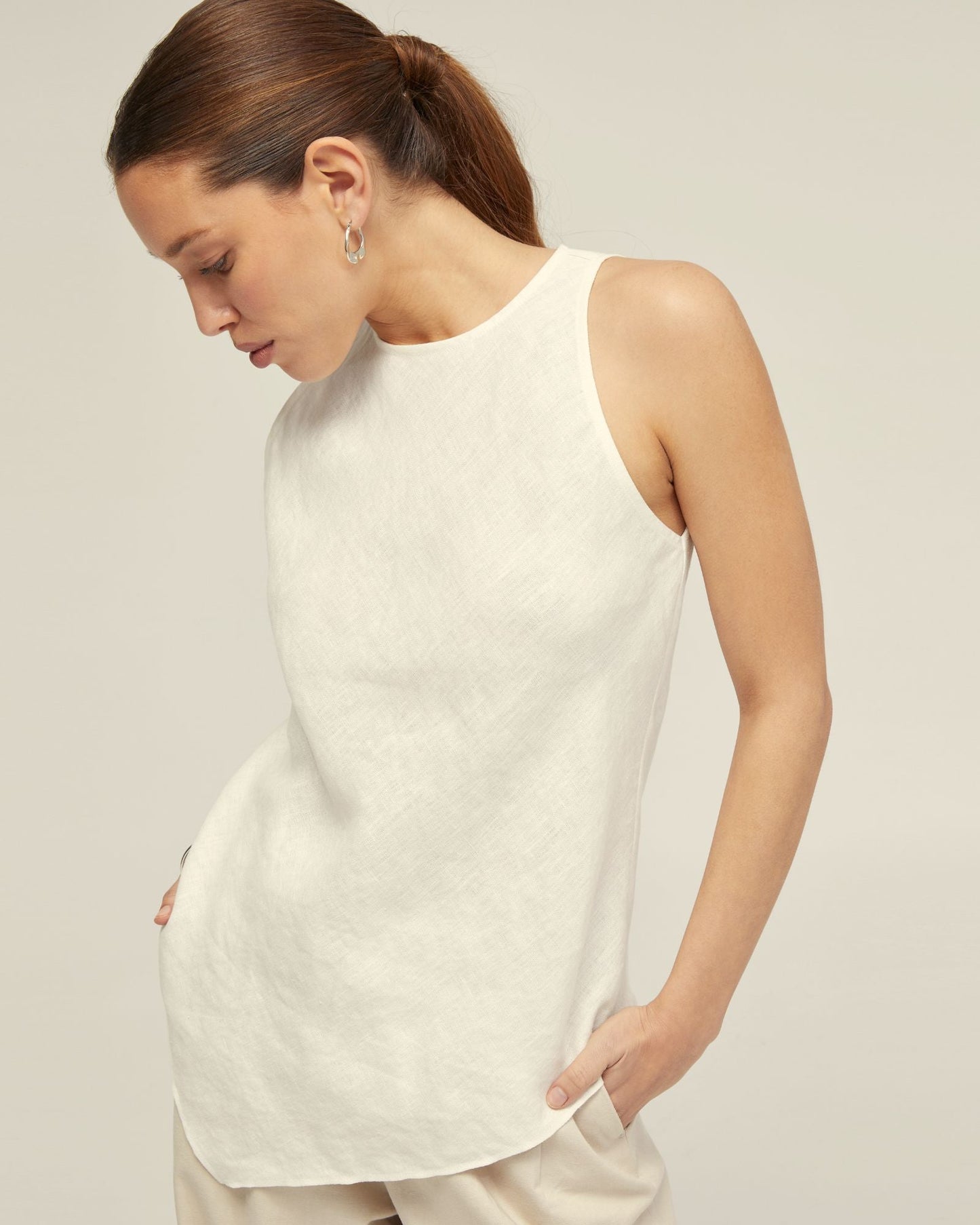 Elouise Linen Top