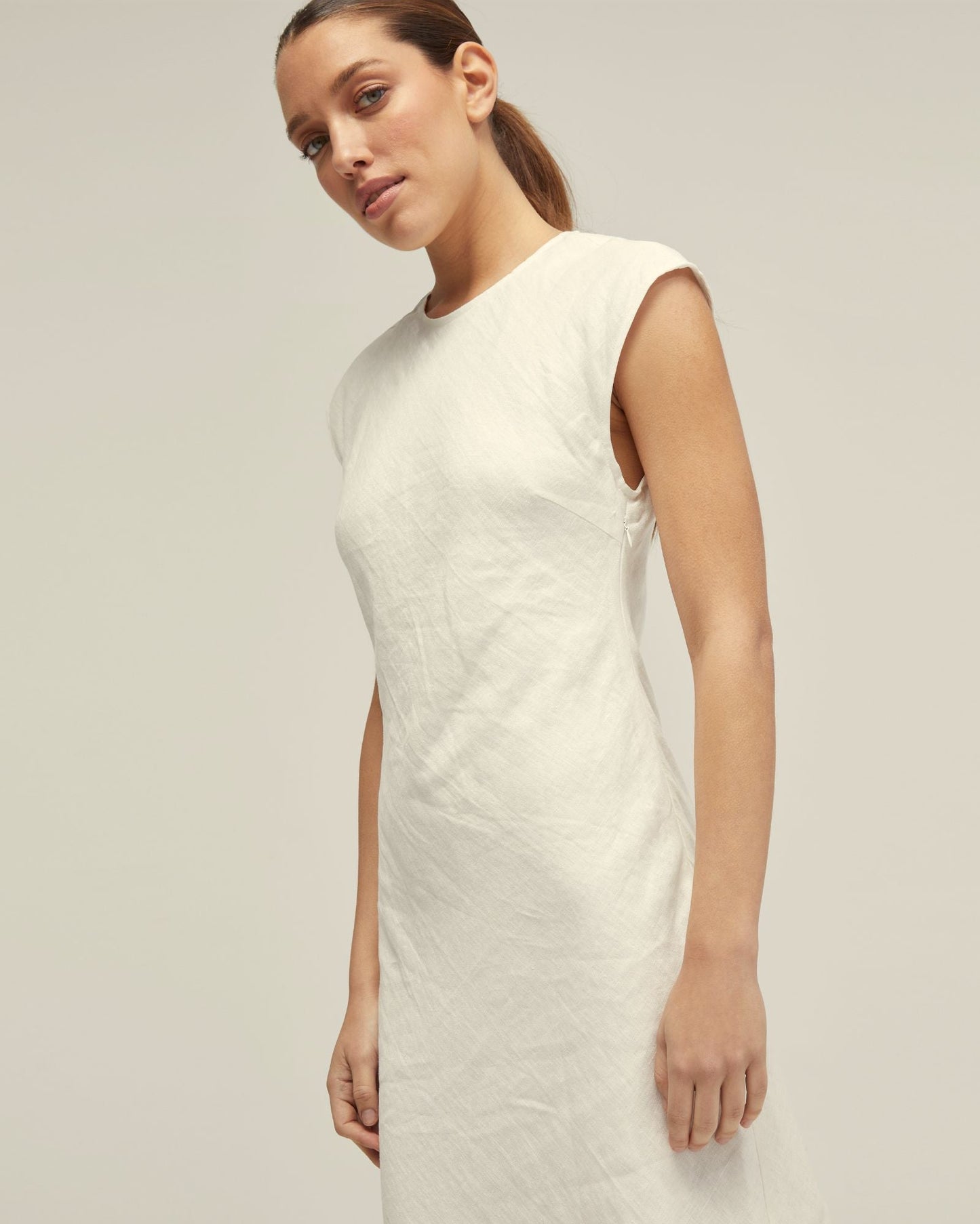 Isabel Linen Dress