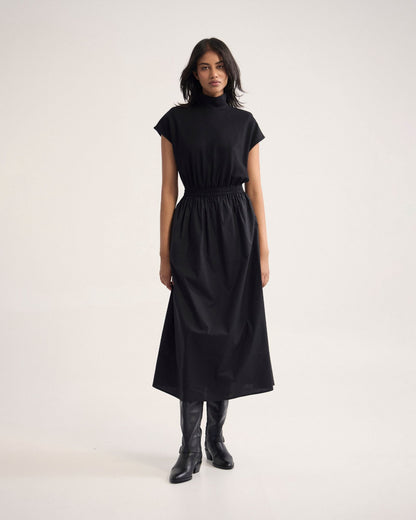 Esrealla High Collar Dress