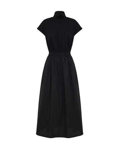 Esrealla High Collar Dress