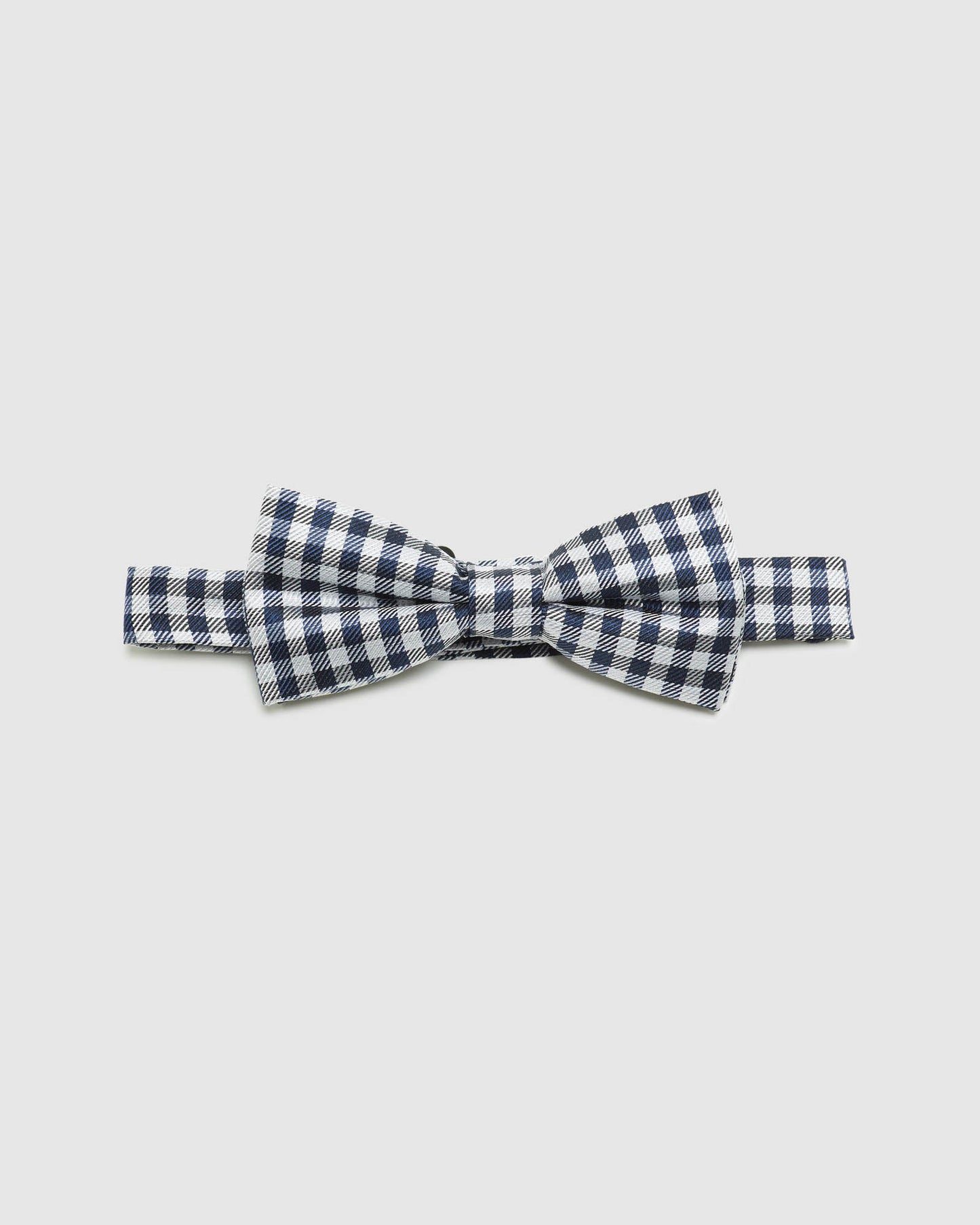 Gingham Silk Bow Tie