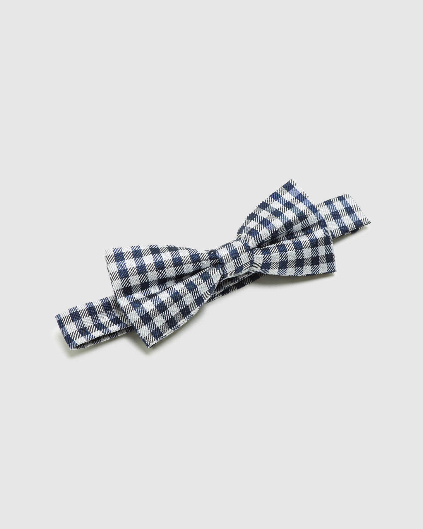 Gingham Silk Bow Tie