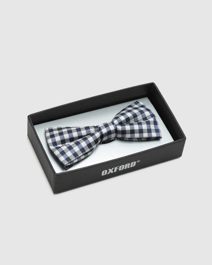 Gingham Silk Bow Tie