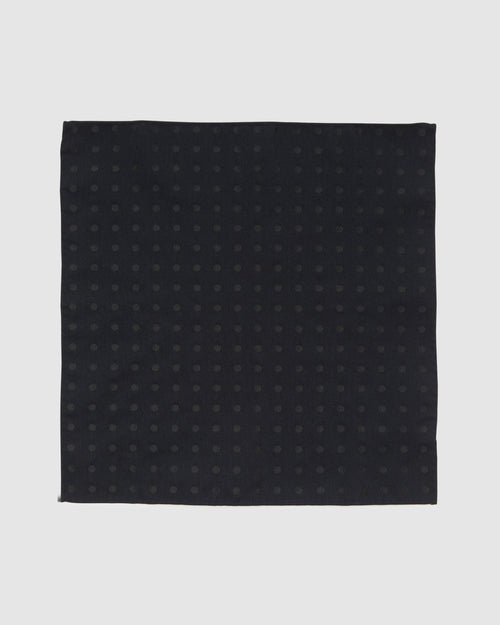 Jet Polka Pocket Square