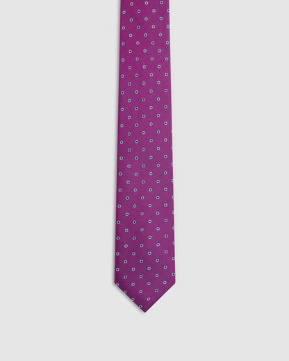 Milton Spot 7Cm Floral Tie
