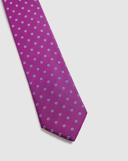 Milton Spot 7Cm Floral Tie