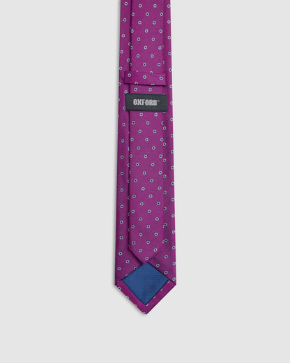 Milton Spot 7Cm Floral Tie