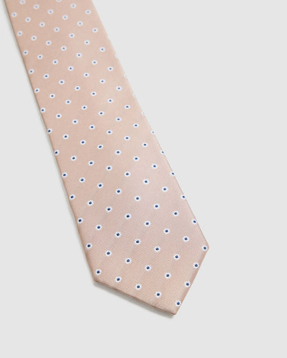 Milton Spot 7Cm Floral Tie