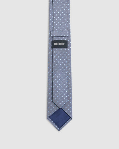 Noel Spot Grid 7Cm Tie