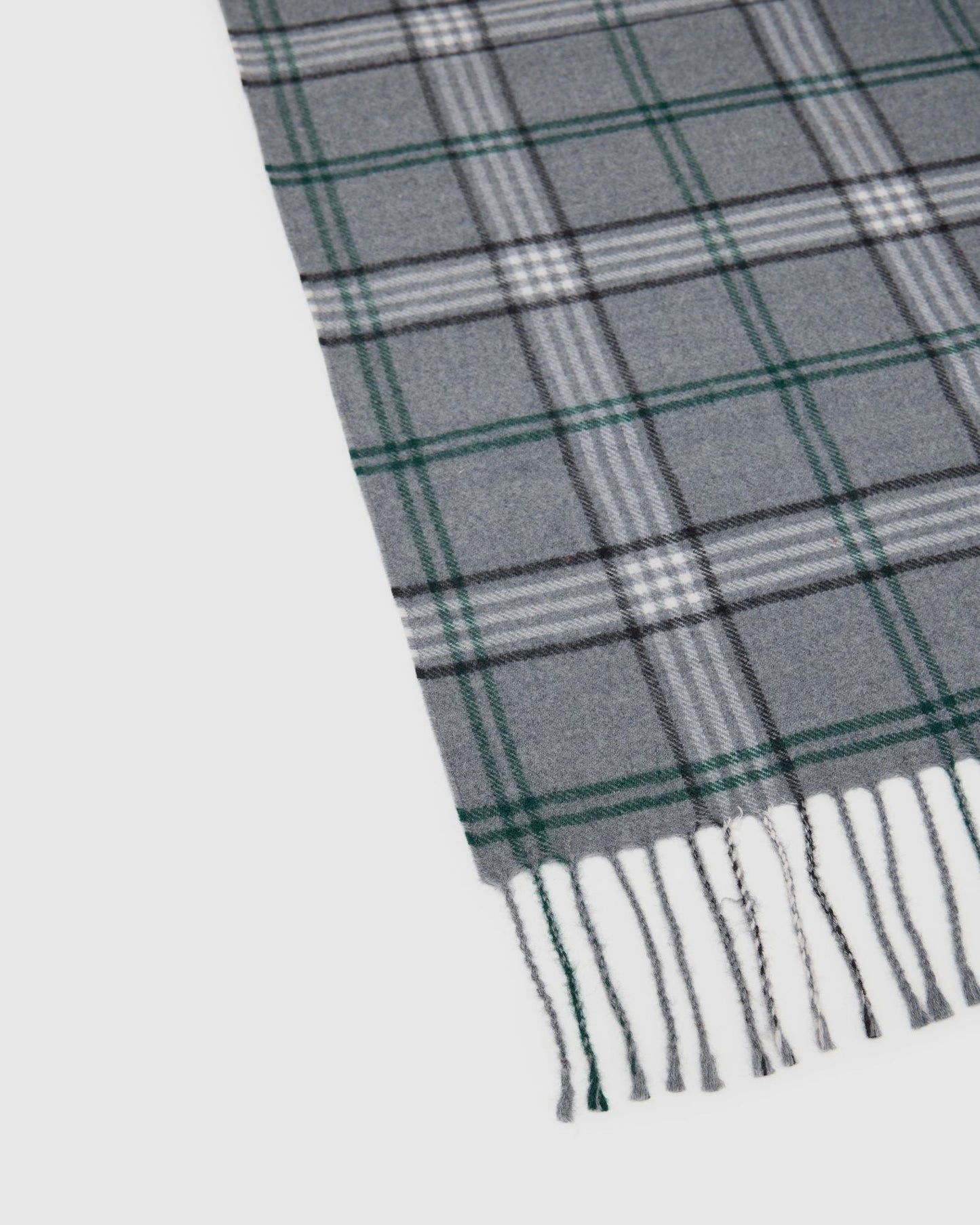 Beau Wool Check Scarf