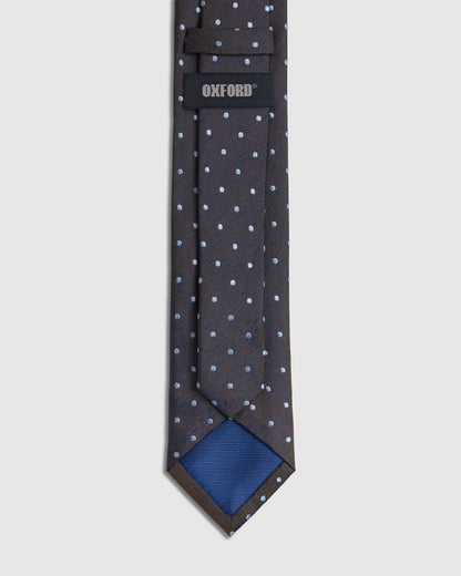 Roman Spot 7Cm Silk Tie