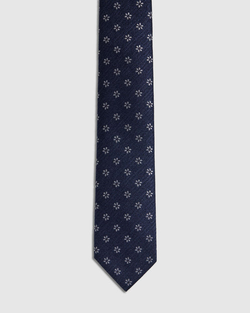 Isaac Ditsy 7Cm Silk/Wool Tie