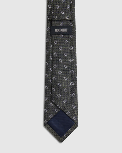 Isaac Ditsy 7Cm Silk/Wool Tie