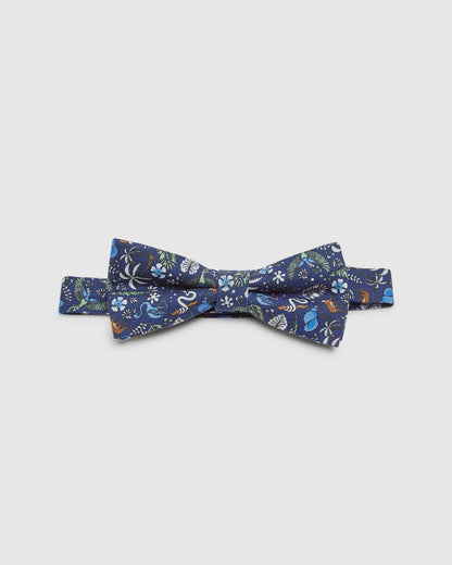 Linen Tropical Bow Tie